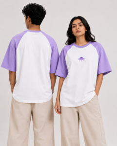 UFO Sighting Embroidery Raglan T-Shirt